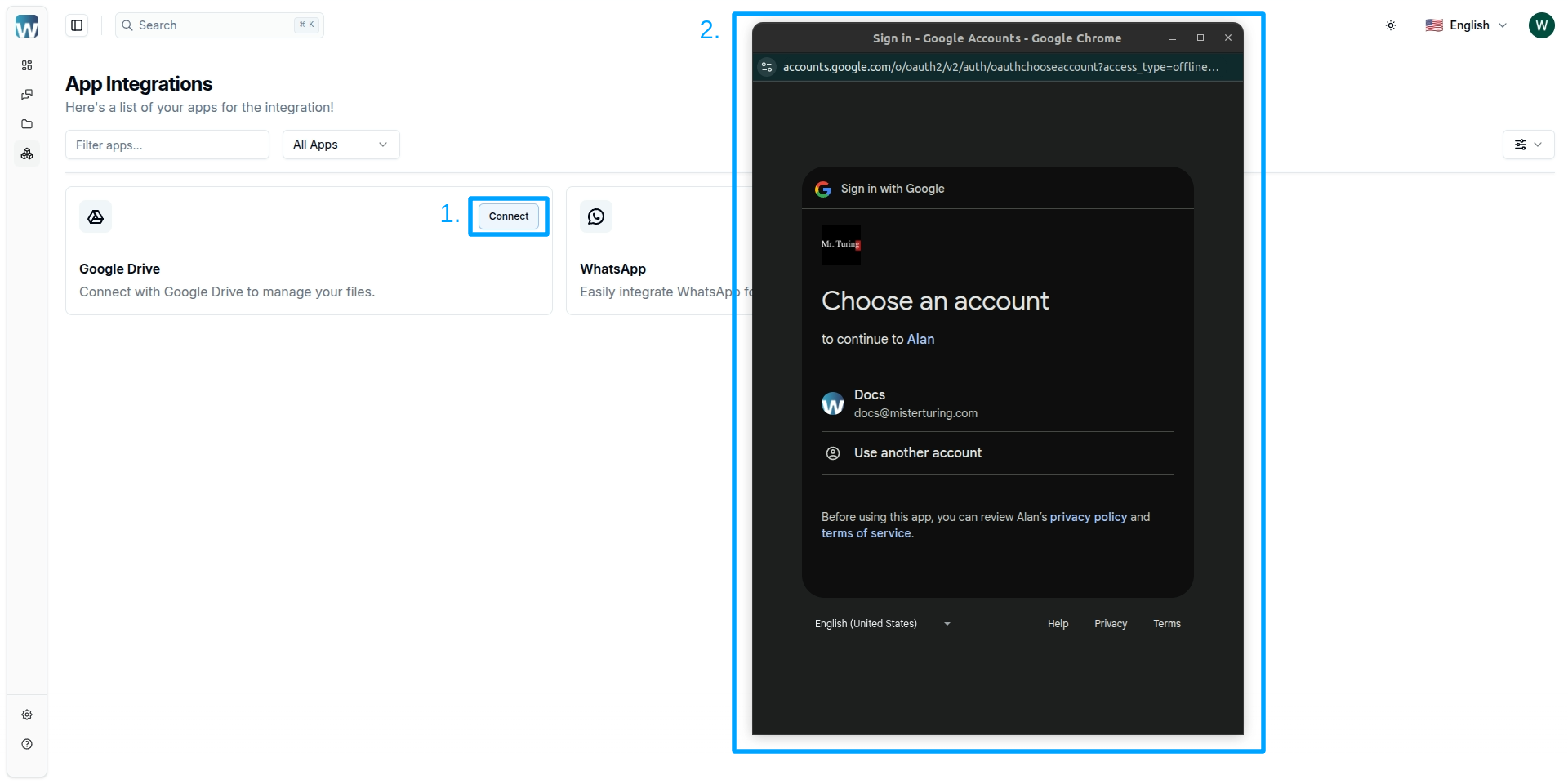 Connect Google Drive